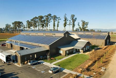 Napa winery solar energy, Merryvale