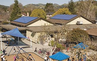 Novato school solar panels