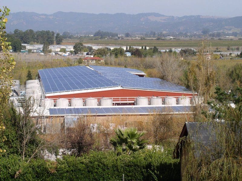 solar winery Cline