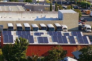 Solar panels, Marin Airporter