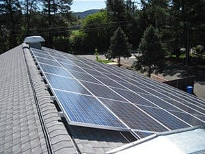solar panels, Sonoma police department