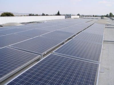 Solar panels closeup, Petaluma, CA