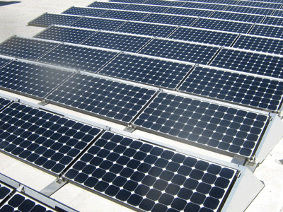 solar power shopping center