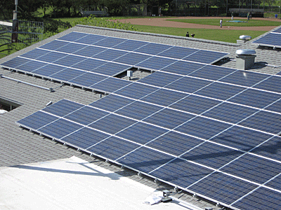 Sonoma Police Department solar panels