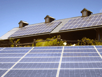 winery solar panels