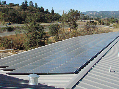 winery solar power