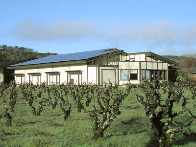 Sonoma County solar winery