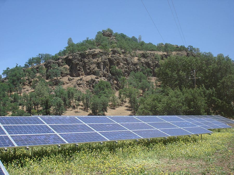 ground mount solar panels Red Bluff