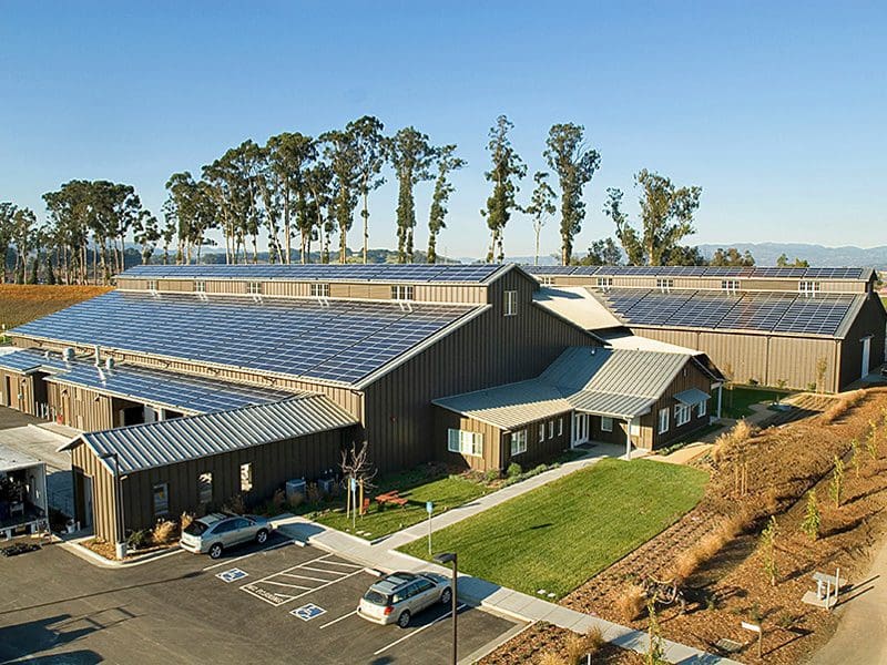 roof mount solar panels, Napa