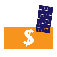 solar purchase icon