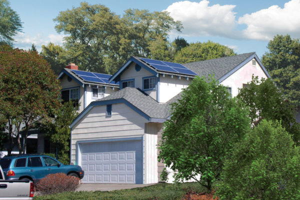 residential solar roof mount
