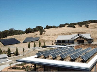 Sonoma Academy solar panel installations by SolarCraft of Novato, California