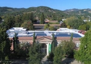 Sonoma Community center solar power installation by SolarCraft