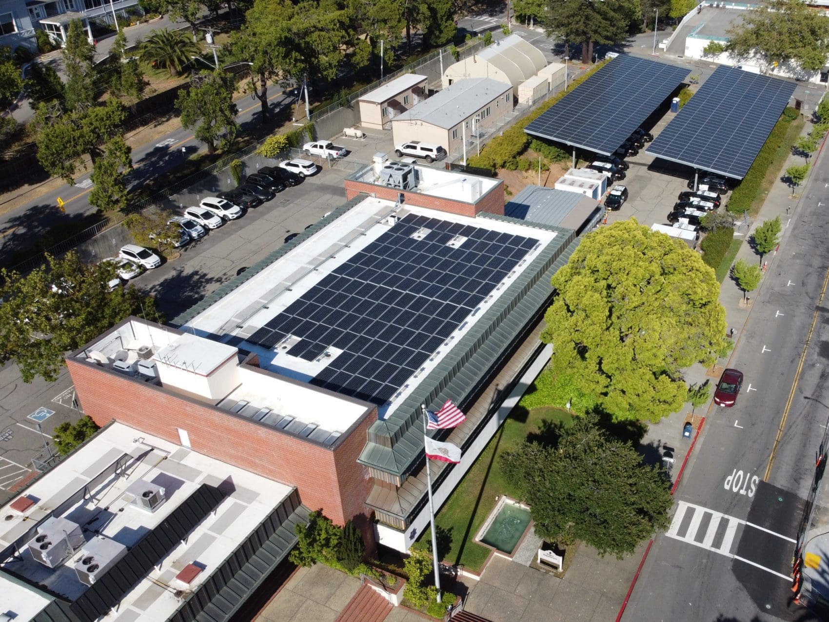 San Rafael Police City Hall solar SolarCraft