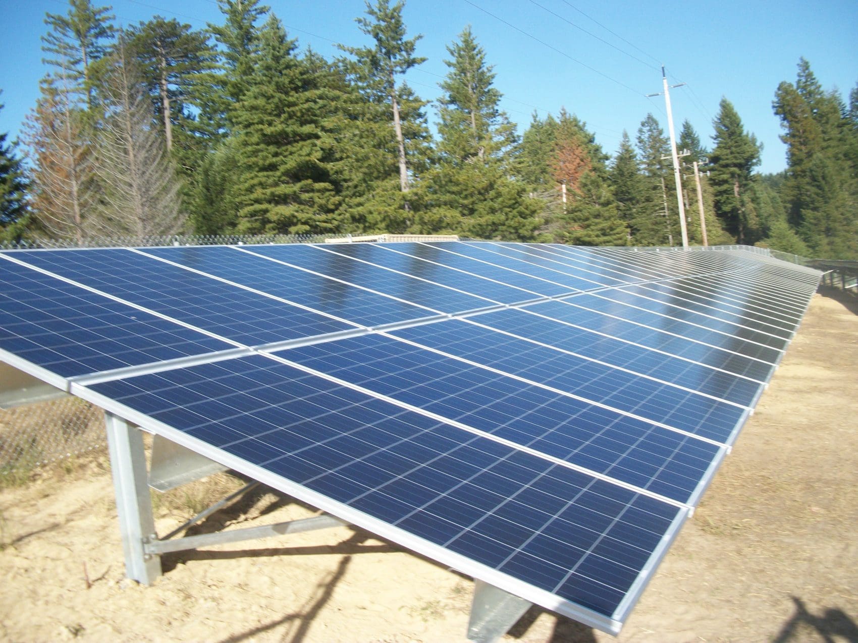 solar panels ground mounted