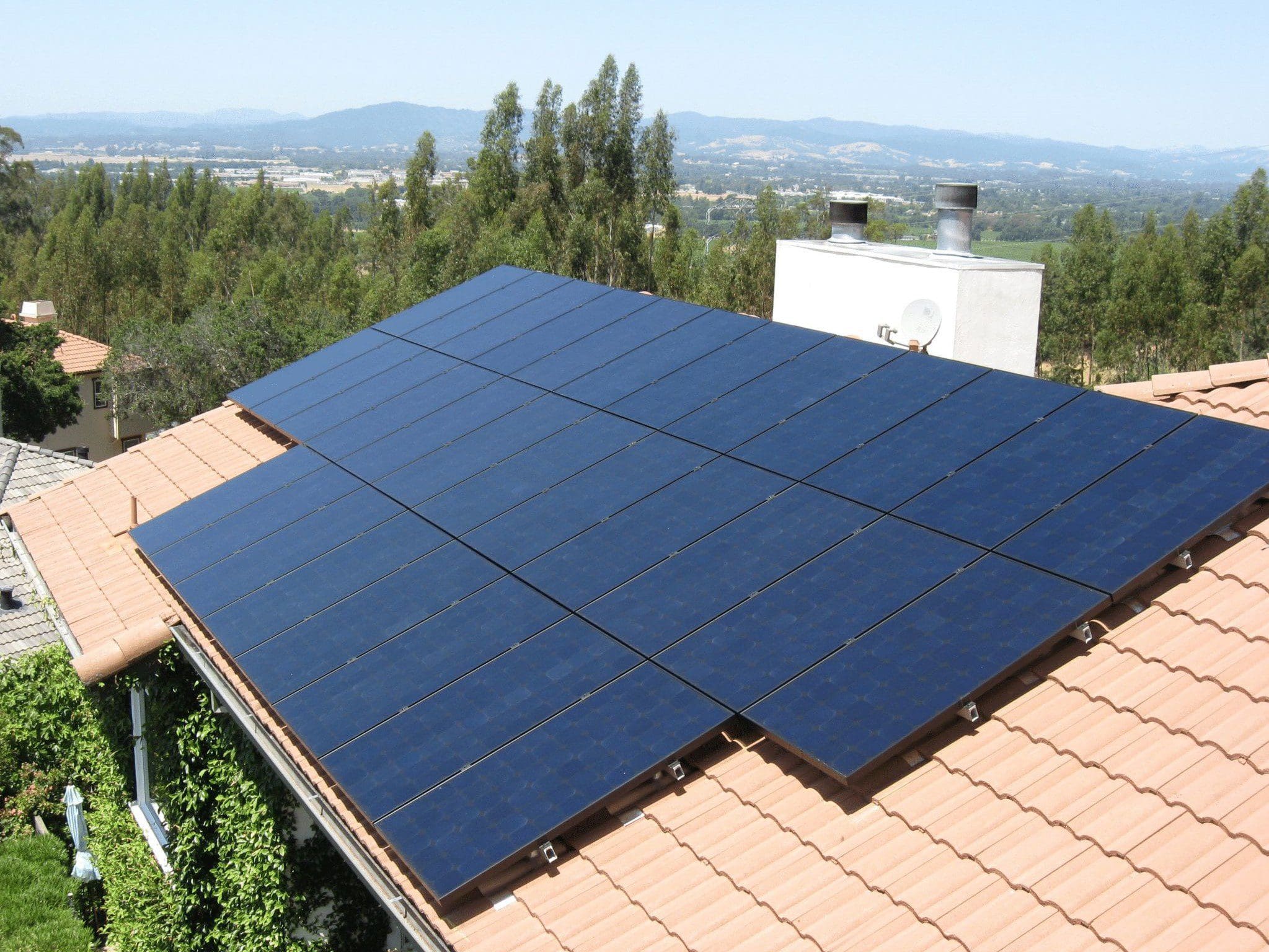 solar install on tile roof
