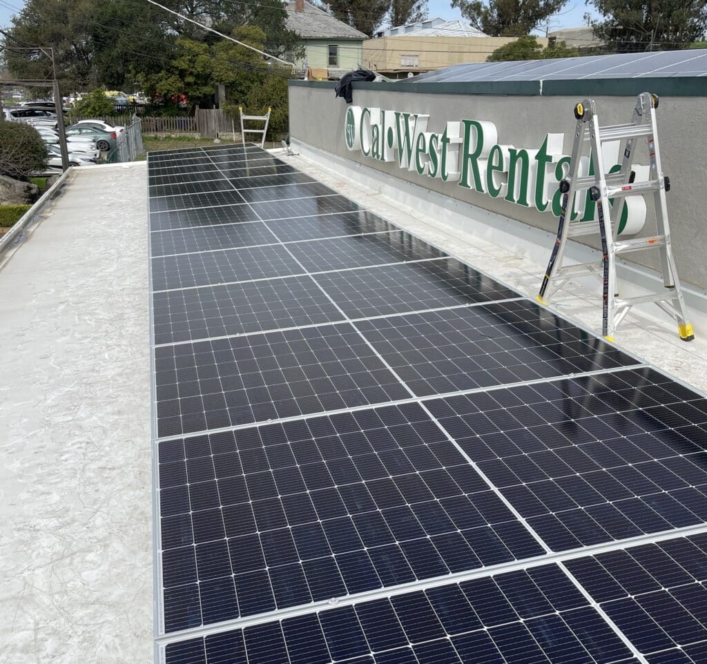 solar panels on business